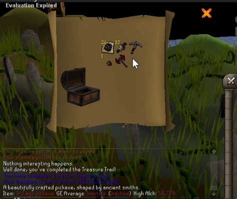 First Third Age Pickaxe Ingame R2007scape Ingame Old School