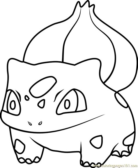 Bulbasaur Pokemon Go Coloring Page Free Pokémon Go Coloring Pages