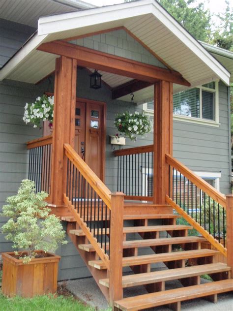 Exterior Wood Stairs Build Outdoor Wooden Steps Get In The Trailer