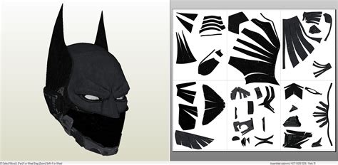 Batman Arkham Knight Beyond Helmet Foam Pepakuraeu Batman Mask