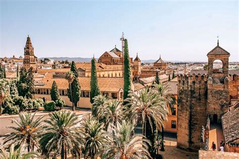 Blick Auf Die Moschee Von Mezquita Vom Alcazar In Cordoba Aus Spain