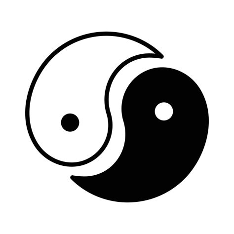 Yin Yang Symbol Vector Icon Design Flat Icon 22926128 Vector Art At