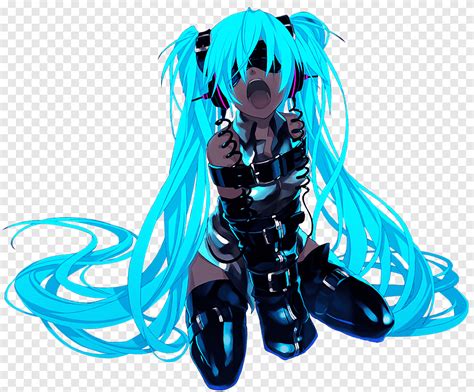 Free Download Teal Haired Female Character Illustration Hatsune Miku