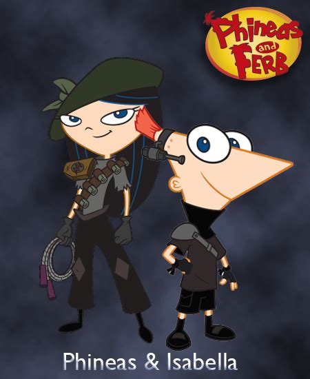 Phineas And Isabella 2d By Rzerostern On Deviantart