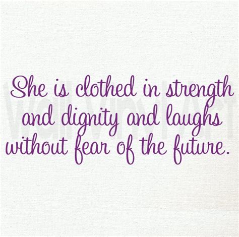 She Is Clothed In Strength And Dignity And Laughs Without Etsy