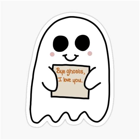 Buzzfeed Unsolved Bye Ghosts Sticker Sticker For Sale By Yankeesyd