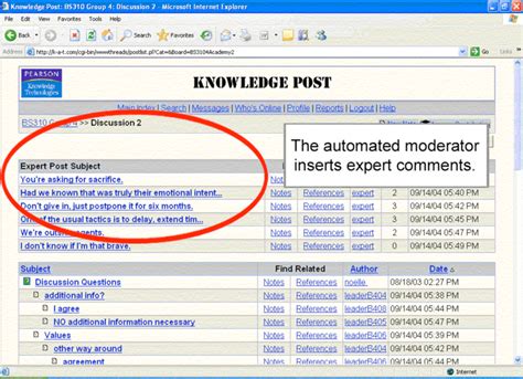 A screenshot of Knowledge Post showing the automated moderator's... | Download Scientific Diagram