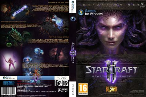 Starcraft Ii Heart Of The Swarm Pc Game Covers Starcraft 2 Heart Of