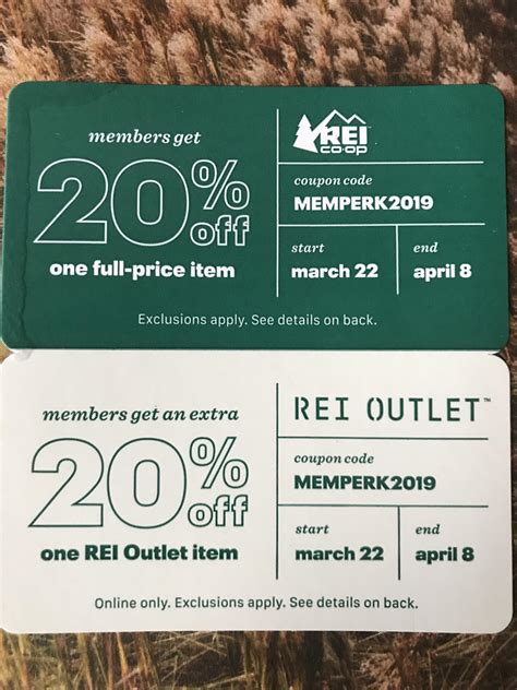 Get 20% off at REI and REI Outlet! : r/backpacking