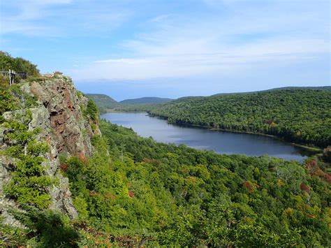 Lake Of The Clouds Porcupine Mountains State Wilderness Michigan R