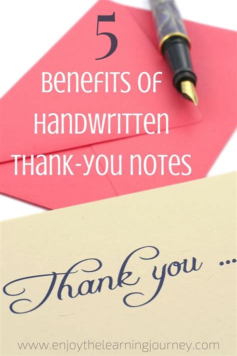Sending A Heartfelt Thank You Note Is A Worthwhile Expression Of