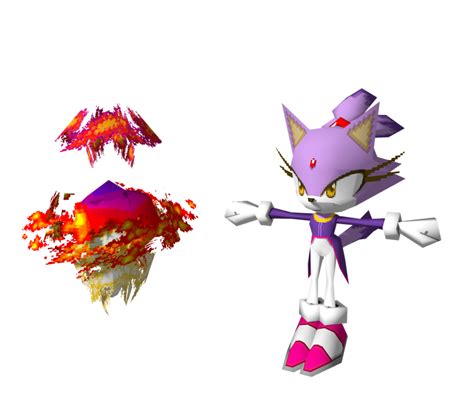 Ds Dsi Sonic Rush Adventure Blaze The Cat The Models Resource