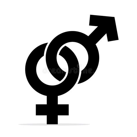 Símbolo De Género Aislado En Fondo Blanco Iconos Planos De Género De