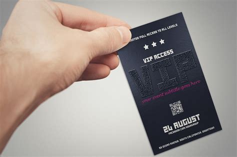 Elegant Vip Pass Card 2 Styles ~ Card Templates ~ Creative Market