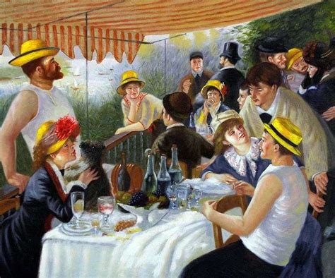 Luncheon Of The Boating Party By Pierre Auguste Renoir ️ Renoir Auguste