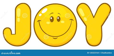 Smiling Joy Yellow With Smiley Face Cartoon Character Editorial Stock
