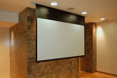 You can then install your ceiling projector screen along these studs. Grandview Cyber Series 7ft Electric In Ceiling Projector ...