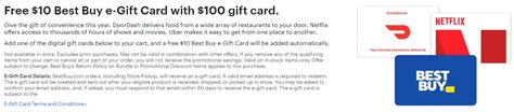 Click on the menu icon (3 stacked lines) click on payments Best Buy: Purchase $100 Uber, Netflix Or DoorDash Giftcard ...