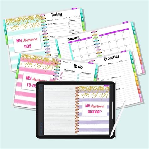 Free Digital Planner With Hyperlinks The Artisan Life