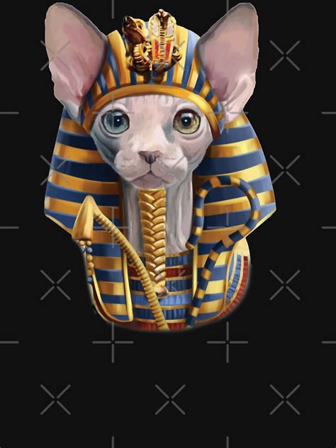 Sphynx Cat Egyptian Pharaoh Funny Men Women T Shirt For Sale By