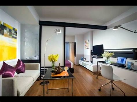 Modern interior room with nice furniture inside. small studio apartment living interior design home decor ...