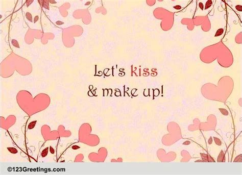 Sweetheart Please Forgive Me Free Kiss And Make Up Day Ecards 123 Greetings