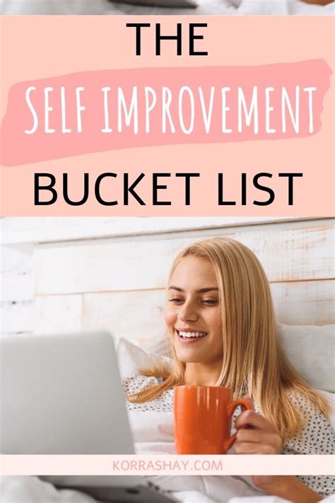 The Self Improvement Bucket List How To Start Improving Yourself Today