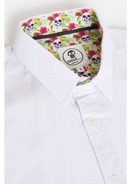 Camisa Estampada Classic Line B Corona De Flores Verde