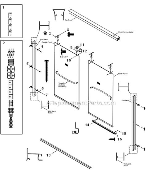 Replacement Parts For Sliding Shower Doors Reviewmotors Co