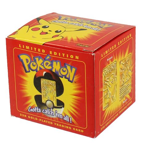 Comic books from the golden age to present day, star wars toys & collectibles from the the franchise's early days, pokemon cards, collectible toys. Pokemon Toys - Burger King Gold-Plated Trading Card - PIKACHU #025 (Pokeball & Trading Card ...