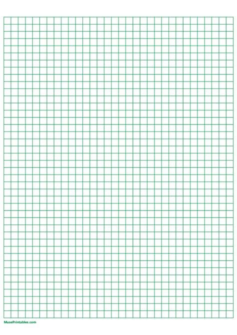 printable 14 inch green graph paper for a4 paper