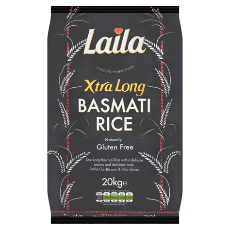 Laila Xtra Long Grain Basmati Rice 20kg Aekshea Foods Wholesale