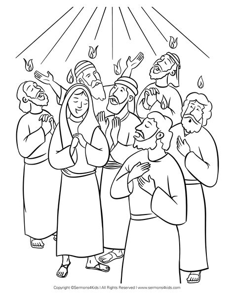 The Holy Spirit Coloring Pages