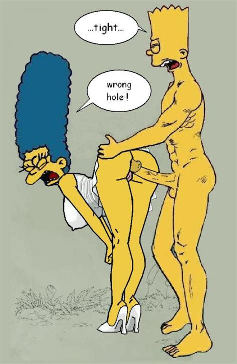 Rule 34 Ass Bart Simpson Bent Over Clothes Color Female Human