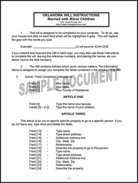 Last Will And Testament Template Free Template Downloadcustomize And