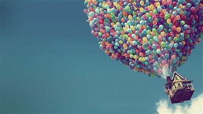 Pixar Sky Movie Wallpapersafari Balloons Disney Cartoon