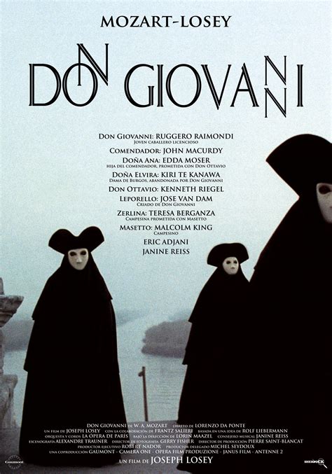 Don Giovanni Losey 1979 Poster Concert Posters Classical Music Opera
