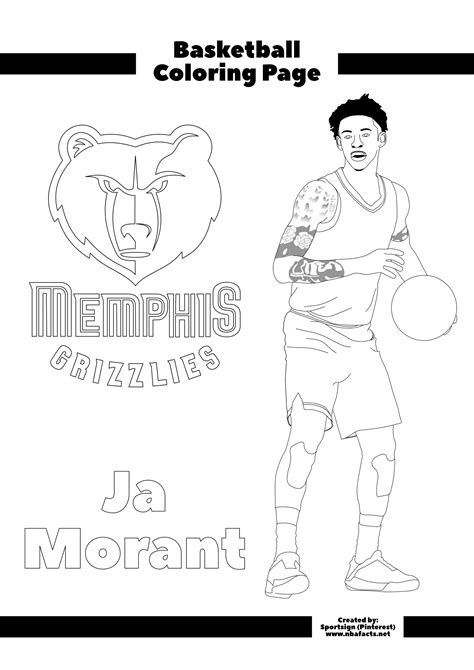 Free Printable Nba Players Coloring Pages