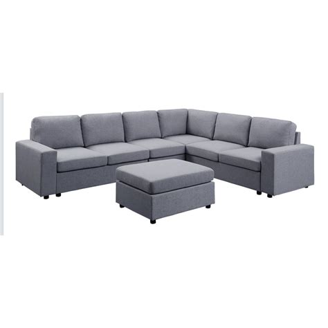 Madison Modular Sectional Sofa Chaise With Down Feather