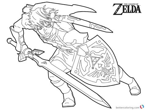 Every day new 3d models from all over the world. Legend of Zelda Coloring Pages Black and White - Free ...