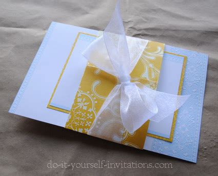 Some of these examples will simply show the bride's. Do It Yourself Wedding Invitations: Printing Onto DIY Kits And More
