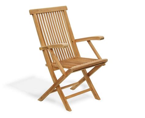 Patio table and chairs to buy online. Rimini Teak Folding Garden Table and 4 Arm Chairs
