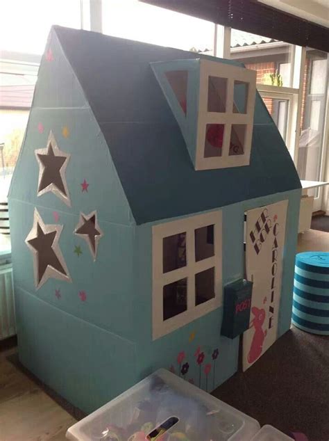 Cardboard House For The Kids Pinterest Toys