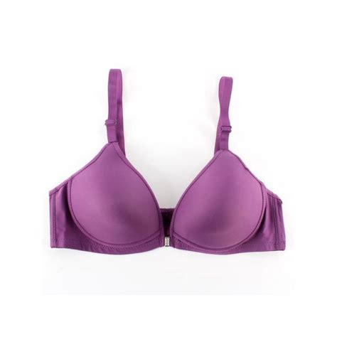 Topumt Topumt Lady Wireless Seamless Bra Womens Smooth Front Closure