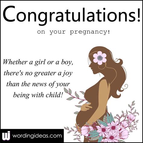 Pregnancy Congratulations Messages And Wishes Wording Ideas