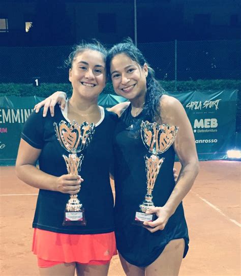 Bárbara Gatica Se Tituló Campeona De Dobles Del Itf De Schio El Deportero