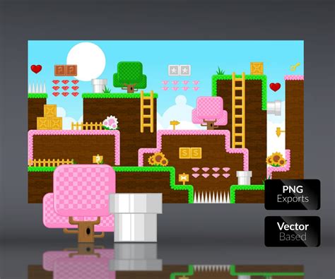 The site was created by vicki wenderlich to give game developers on a tight budget the opportunity find free and inexpensive art for their games. Pipe Country - Platform Tileset | Game Art Partners