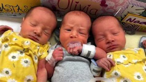 Rare Set Of Identical Triplets Born Its So Rare There Are Hardly