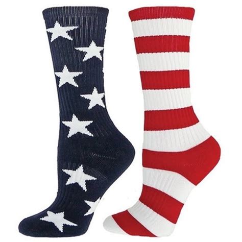 Made In Usa Mismatched American Flag Socks The Flag Shirt Reviews