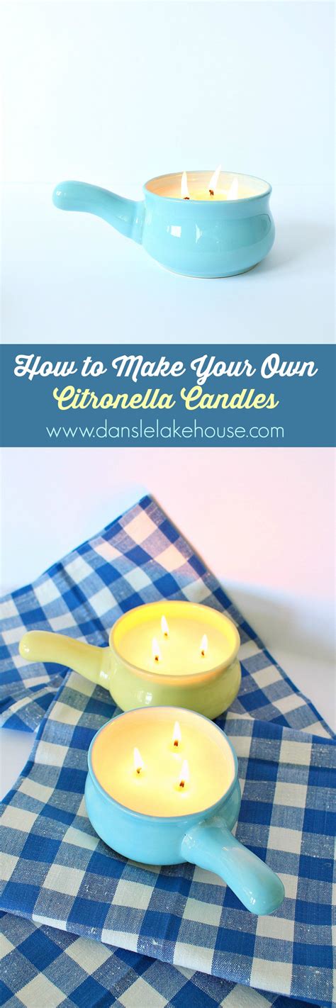 Make Your Own Diy Citronella Candles For Summer Dans Le Lakehouse